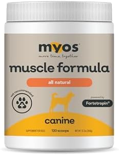 MYOS Canine Muscle Formula - Dog Muscle Builder & Mobility Support - 180 g