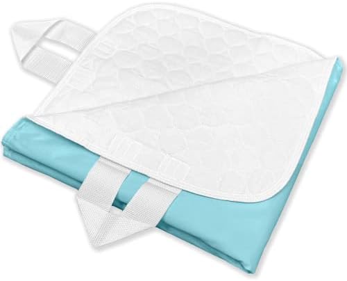 RMS Ultra Soft 4-Layer Washable and Reusable Incontinence Bed Pad, 34"x36" | Premium Quilted Bed Pad for Incontinence, waterproof reusable protector helps keep mattresses, furniture and wheelchairs dry