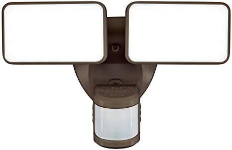 Heath/Zenith HZ-5835-BZ-H 180 Degree Motion Activated LED Security Light with Link Technology