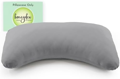 Honeydew Queen Side Pillow Case - Fits The Scrumptious and Essence Curved Pillows for Side Sleeping - Comfortable and Soft Cooling Viscose Made from