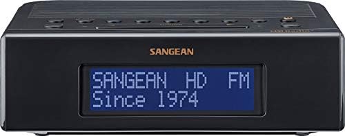 SANGEAN SG-114 AM/FM-RBDS Digital Tuning Clock Radio with USB Phone Charging