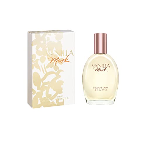 Vanilla Musk Cologne Spray, Vegan Formula, Perfume, Warm and Cozy Natural Vanilla, 1.6 oz