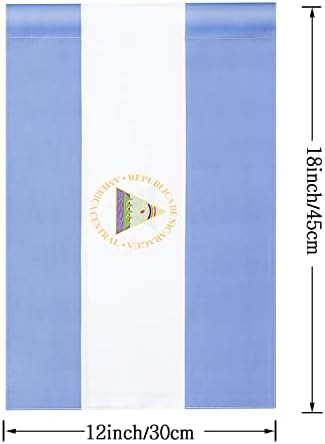 Nicaragua Flag Nicaraguan Garden Flags, International World Country Nation Garden Flags, Celebration Parade Flags, Anniversary Celebration