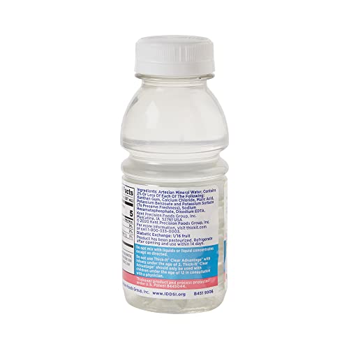 Thick-It Clear Advantage Mildly Thick/Nectar Water Drink, 8 oz, 24 Pack