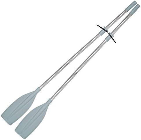 Oceansouth Aluminum Boat Oars with Oar Stops – 2-Piece Split Shaft Rowing Oars for Dinghies