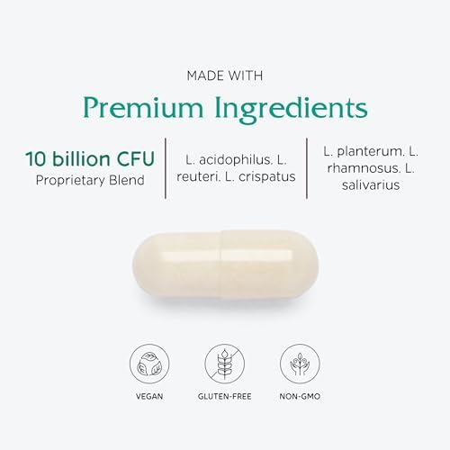 Vitanica FemEcology - Vaginal Microflora Health Support with Probiotics Including L. Reuteri, L. Salivarius