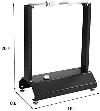 Goplus Motorcycle Bike Wheel Balancer, Rim Tire Balancing Spin Static Truing Stand w/Adjustable Centering Cones, Tire Balancer (16”×8.6”×20”)