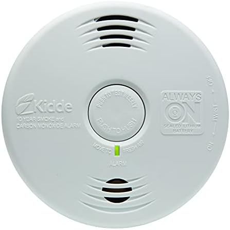 Kidde Smoke & Carbon Monoxide Detector, 10-Year Battery, Voice Alerts , 1 Count ( Pack of 1)