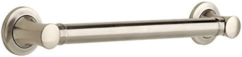 Delta Carlisle (1-Pack) 16' Shower Grab Bar Seniors ADA Compliant Satin Nickel 450 lb Capacity Bathroom Safety Handle for Shower