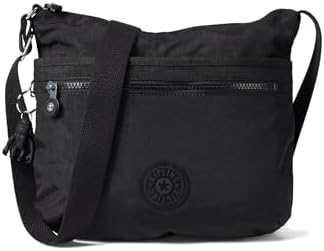 Kipling Womens Arto Crossbody Bag, Black Noir, 11.25 L X 10.25 H X 1.5 D US