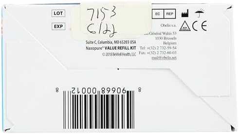DR HANA'S NASOPURE Nasal Wash, Value Refill Kit, 80 Count
