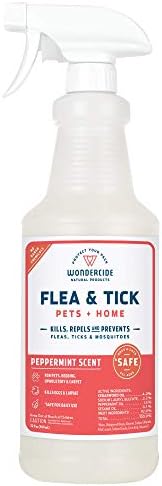 Wondercide Flea Tick & Mosquito Spray for Pets & Home - Cedarwood 16 fl oz | With Natural Essential Oils - Killer, Control, Prevention, Treatment of Fleas & Ticks for Dogs and Cats - Pet & Family Safe