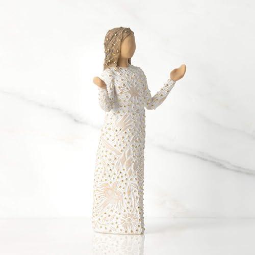 Willow Tree Everyday Blessings, Sculpted Hand-Painted Figure with Gold Leaf | Cast from a Susan Lordi Original Carving