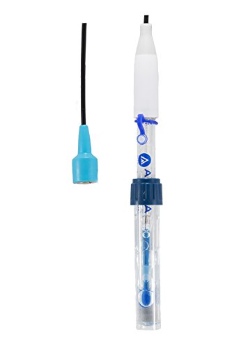 Apera Instruments LabSen 211 Glass-Body pH Electrode for General Water Solutions, Impact-Resistant Sensor, TRIS Buffer Compatible, BNC Connector