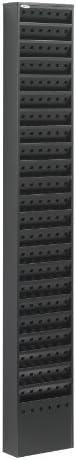 Safco 4321BL Steel Magazine Rack, 11 Pockets - Durable Wall Mounted Black Steel Construction with Optional Base - Perfect Office or School Resource Solution
