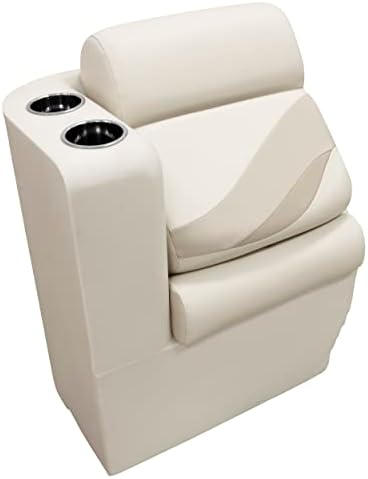 Wise BM13006L-986 Premier Series Pontoon Left Lean Back Recliner, Platinum/Spectra Navy/Cobalt