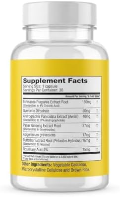 HybridAR Sinus & Nasal Support Herbal Supplement for Adults, 30 Veggie Caps | Daily immunity