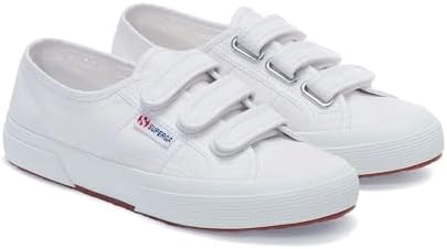 Superga Unisex 2750 Cot3strapu Cotton Canvas Sneakers with Touch Strap Fastening
