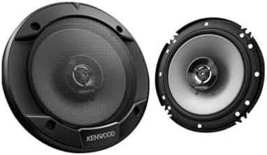 Kenwood KFC-1666S 300 Watts 6.5" 2-Way Car Coaxial Speakers with Sound Field Enhancer - Pair