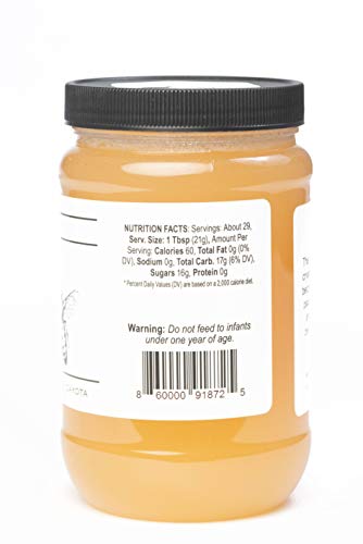 TJO Bees Raw and Unfiltered Honey (5 LB (80 OZ) Jar)