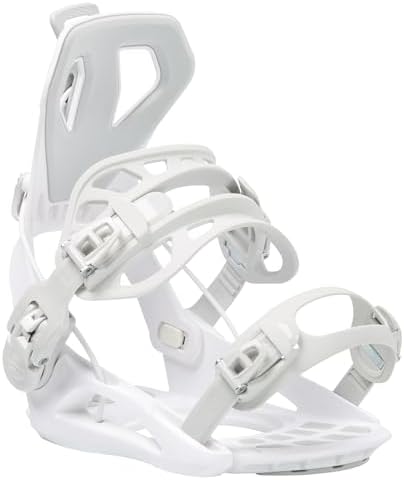 XCMAN Rear Step in Style Snowboard Bindings Lightweight Rear Entry All-Mountain Bindings for Men Women Easy in and Out