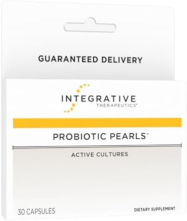 Integrative Therapeutics Probiotic Pearls - Daily Digestive Supplement for Gut Health Support* - Probiotic Capsules for Immune Health Support* - Soy-Free - 90 Count (90 Servings)