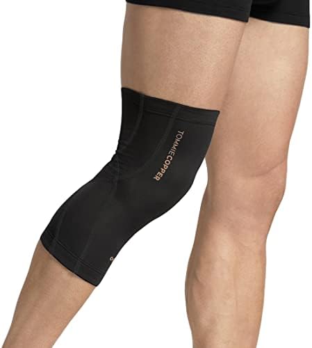 Tommie Copper Performance Compression Knee Sleeve l Knee Brace for Joint Support l Men and Women