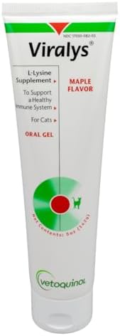 Vetoquinol Viralys - Lysine Supplement for Cats & Kittens - Supports Eye Wellness