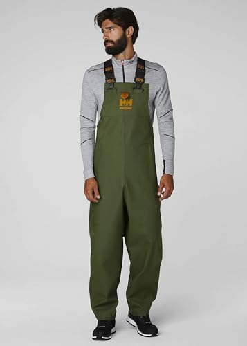 Helly Hansen Storm Rain Bib, Bib Overalls for Men, PVC-Coated Polyester