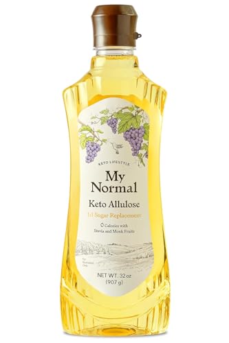 My Normal Keto Allulose Syrup - 1:1 Sugar Substitute, Zero Calorie 17.10 oz