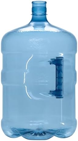 Brio 5 Gallon Plastic Crown Cap Reusable Water Bottle Container