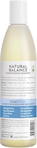 Trueblue Pure & Sure Puppy Shampoo – Cleansing Wash, Deodorizing, Moisturizing – Toxin Free, Milk, Honey Natural Botanical Blend – Tearless Dog Shampoos – 12 Fl. Oz.