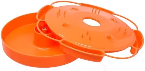 Ultimate Oriole Feeder, Nectar Jelly Fruit and Mealworm Station | Multi-Food Oriole Feeder; Nectar Jelly Fruit; Mealworm Station; Bright Orange