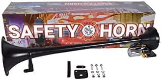 HornBlasters Safety 12/24 Volt Air Horn Only - Loud Fire Truck Tone - Super Efficient
