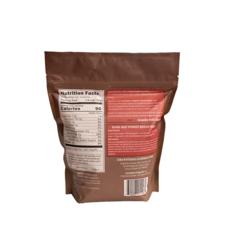 Granite Mill Farms Sprouted Organic Hard Red Wheat Flour, 5 lb