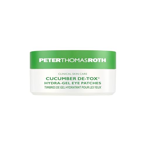 Peter Thomas Roth | Cucumber De-Tox® Hydra-Gel Eye Patches | Cucumber Extract Eye Mask Patches for Puffiness and Dark Circles