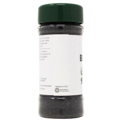 Badia Organic Black Sesame Seed 2.5 oz – Whole Black Sesame Seeds for Cooking, Baking & Garnishing – Rich, Nutty & Crunchy Flavor