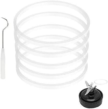 3.94-inch Blender Rubber Gaskets Fit for Ninja Blender, 5 Pack