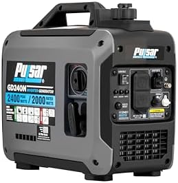 Pulsar 2,300W Portable Gas-Powered Quiet Inverter Generator With USB Outlet & Parallel Capability, Carb Compliant, G2319N