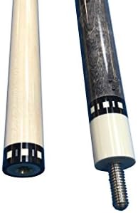 Meucci SB1-S Handcrafted Billiards Pool Cue Stick - Smoke Grey Stain + Hard CASE