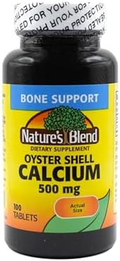 Nature's Blend Oyster Shell Calcium 500 mg 100 Tabs (1683)