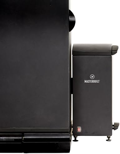 Masterbuilt® Slow and Cold Smoker Accessory Attachment With Removable Ash Tray for Masterbuilt Vertical BBQ Smokers in Black, 10" x 10" x 18"