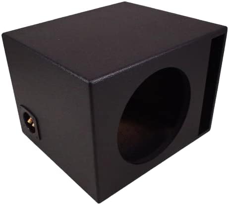 Single 15 Inch Subwoofer Box Vented Ported Sub Enclosure ASC | Deep low-end bass response, powerful clean output, quick trunk or cargo install
