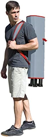 Kelsyus Original Foldable Canopy Chair for Camping, Tailgates, and Outdoor Events, Grey/Red