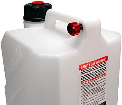 Risk Racing (00389) EZ5-5 Gallon Utility Jug (No Hose Bender or Floor Mount) White