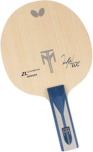 Butterfly Timo Boll ZLC Blade Table Tennis Blade - Professional ZL Carbon Fiber Blade - Available in an, FL, and ST Handle Styles - Made in Japan