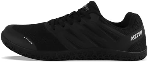ASITVO Wide Men's Barefoot Zero Drop Sole Minimalist Sneakers Walking Shoes | Width Toe Box Cross Trainer Gym TPU Toe No-Sew Upper Grounding