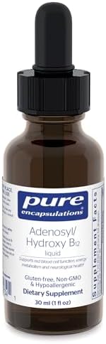 Pure Encapsulations Adenosyl/Hydroxy B12 Liquid, 1 fl. oz. | Vitamin B12 to Support Nerve and Mitochondrial Health*, High-Potency B12 Supplement