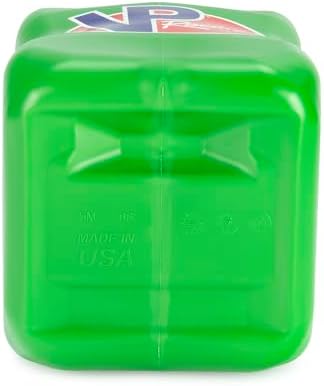 VP Racing 3562-CA, 5.5 Gallon Square Motorsport Jug Green w/ 14" Standard Hose (2 Pack) Close-Trimmed Cap and Neck for Tight Seal