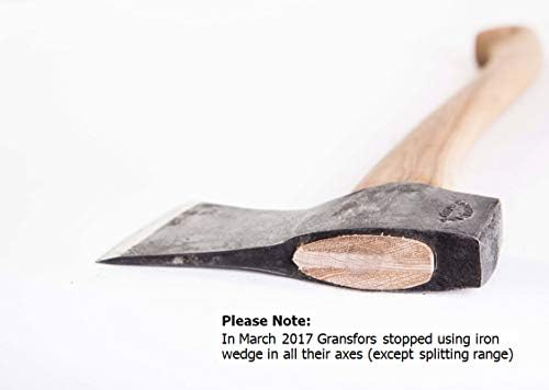 Gransfors Bruk Small Forest Axe (420) with Ceramic Grinding Sharpening Stone (4034) - Bundle (2 Items)